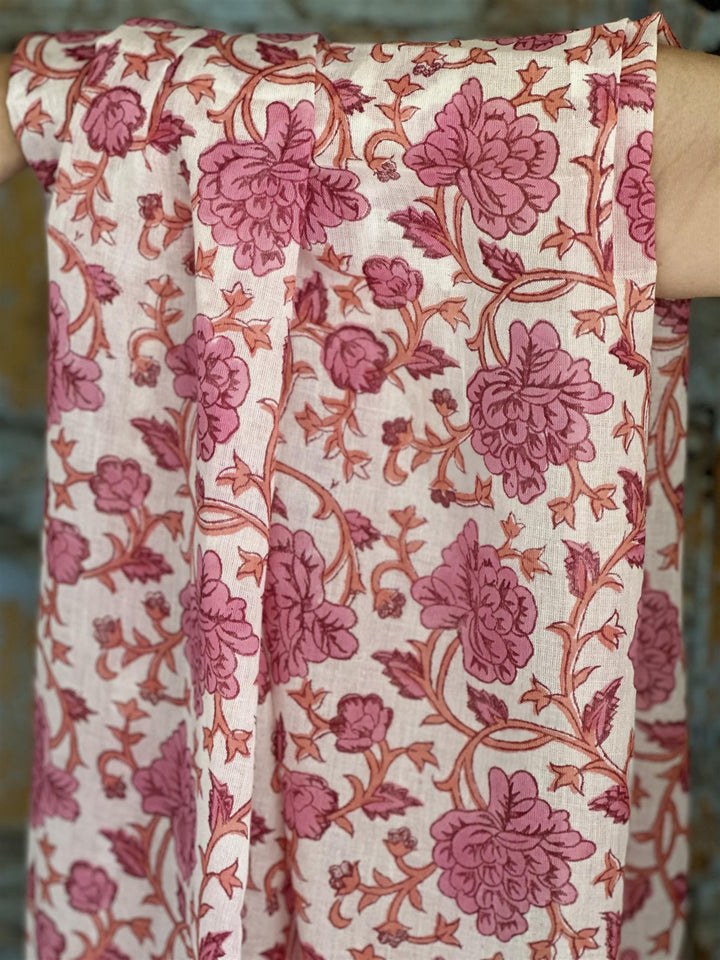 Ann Sarong 100% bomull  rosa