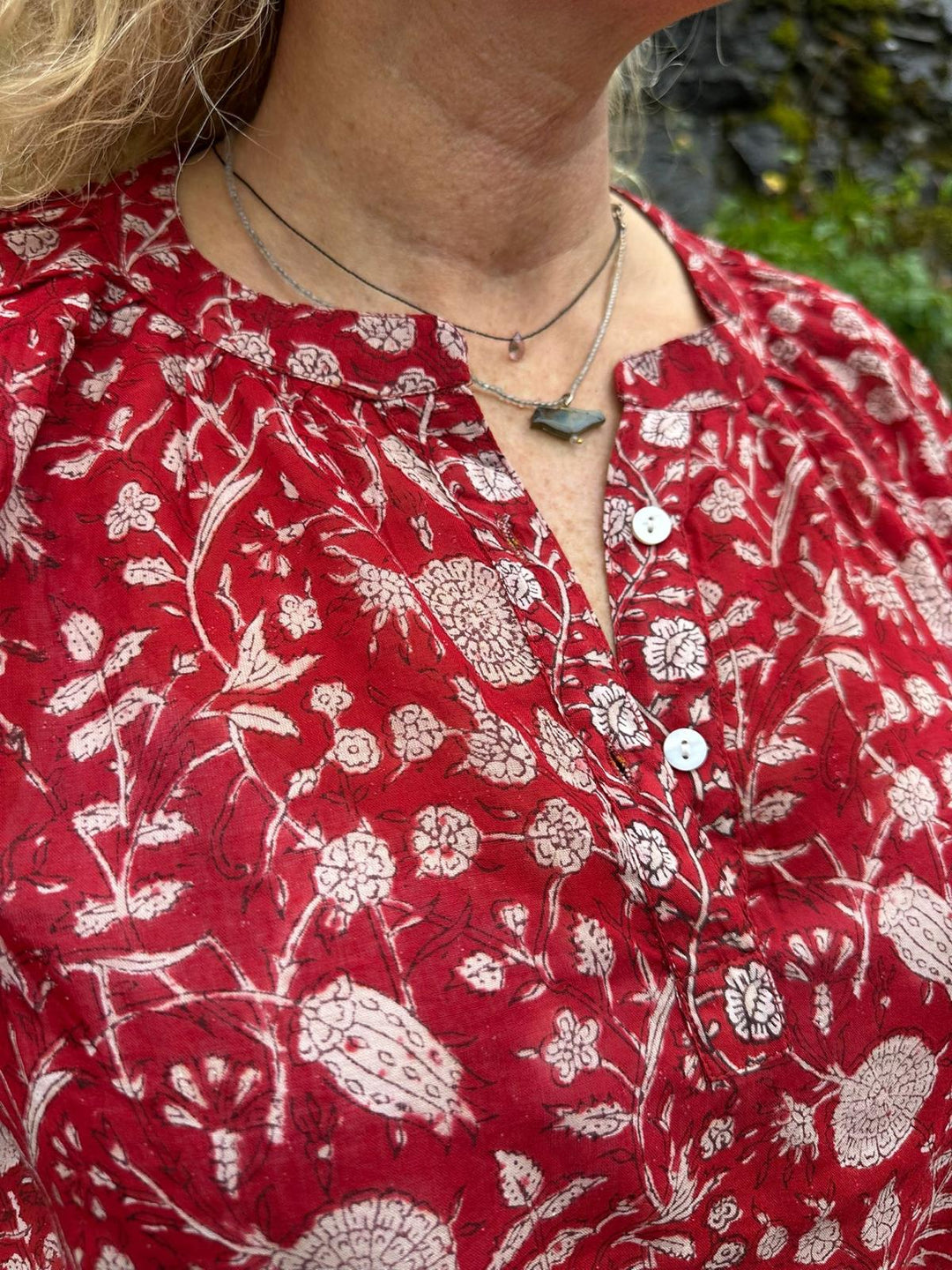 Malou bluse rød