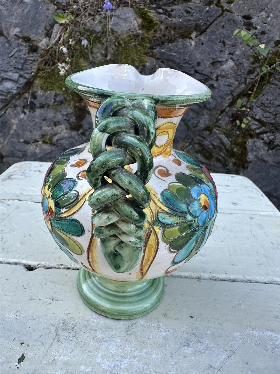 Vintage mugge H: 16,5 cm