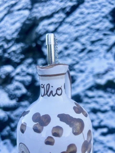 Oljeflaske arabesco grå/beige