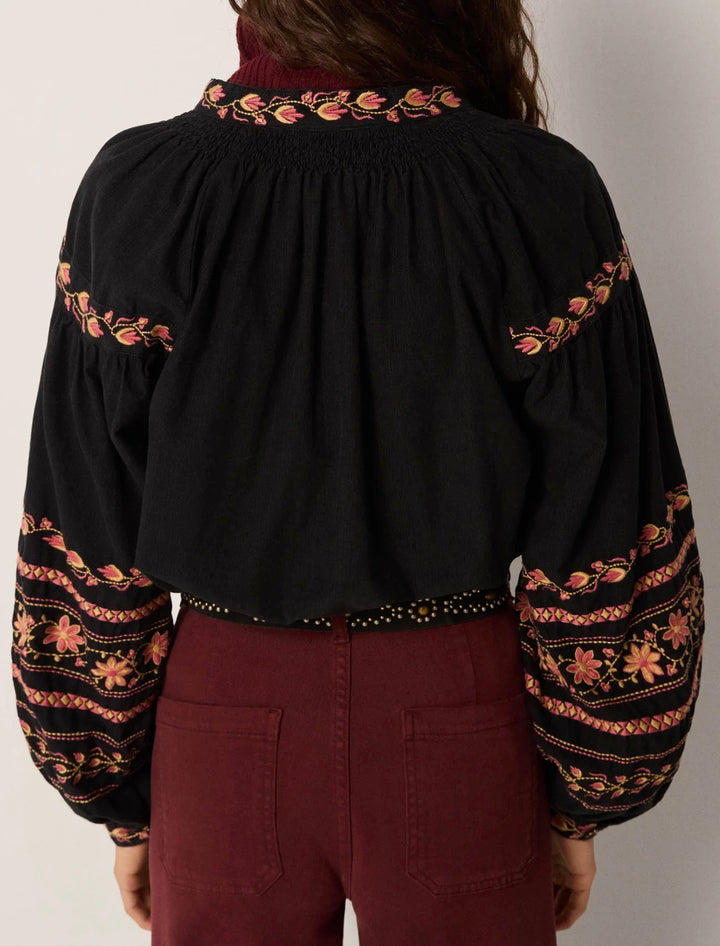 Virginia bluse dark