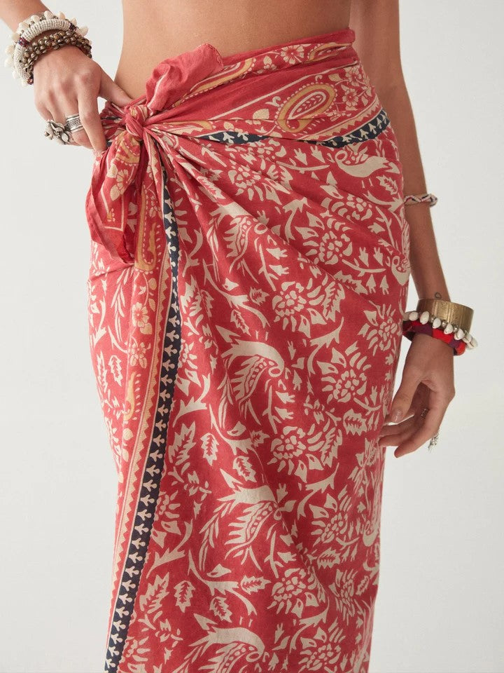 Mathilde sarong rosso