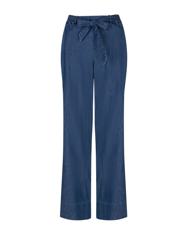 Claudette Palazzo denim rinse