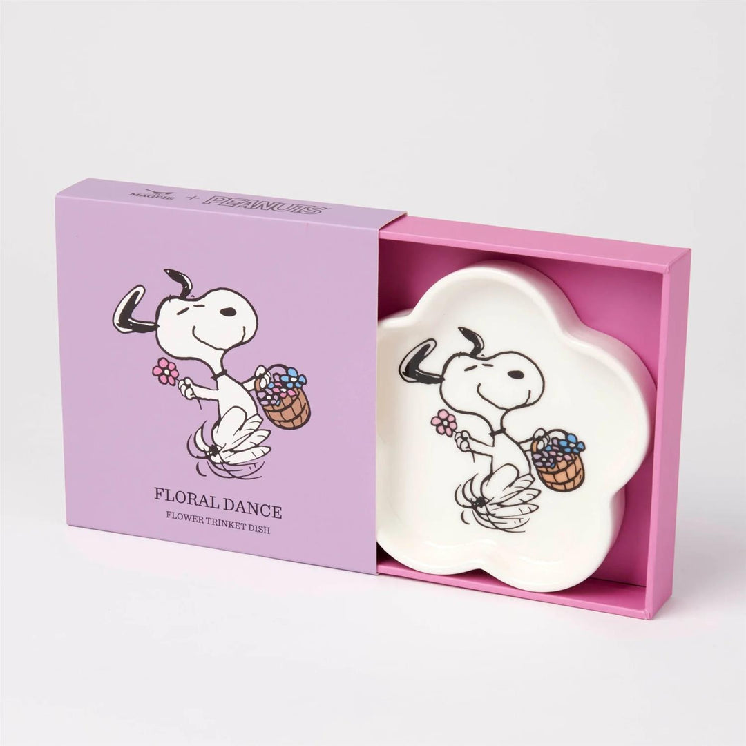 Snoopy flower trinket floral dance
