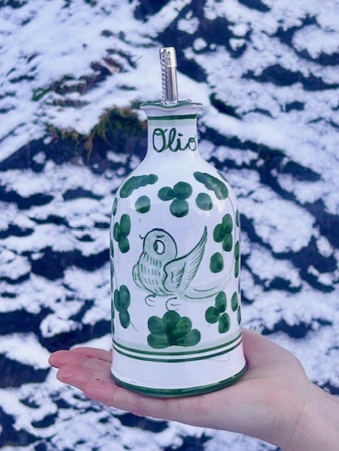 Oljeflaske arabesco grønn