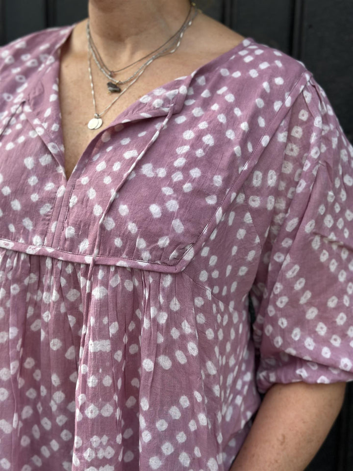 Cecilie Bandani smekkekjole mauve