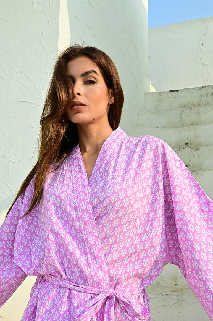 Annabelle kimono purple