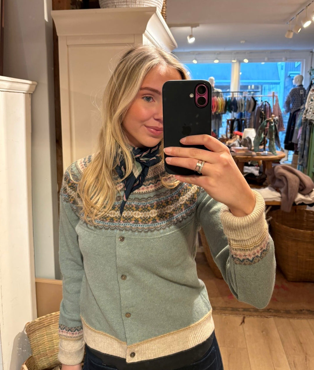 Alpine cardigan sage