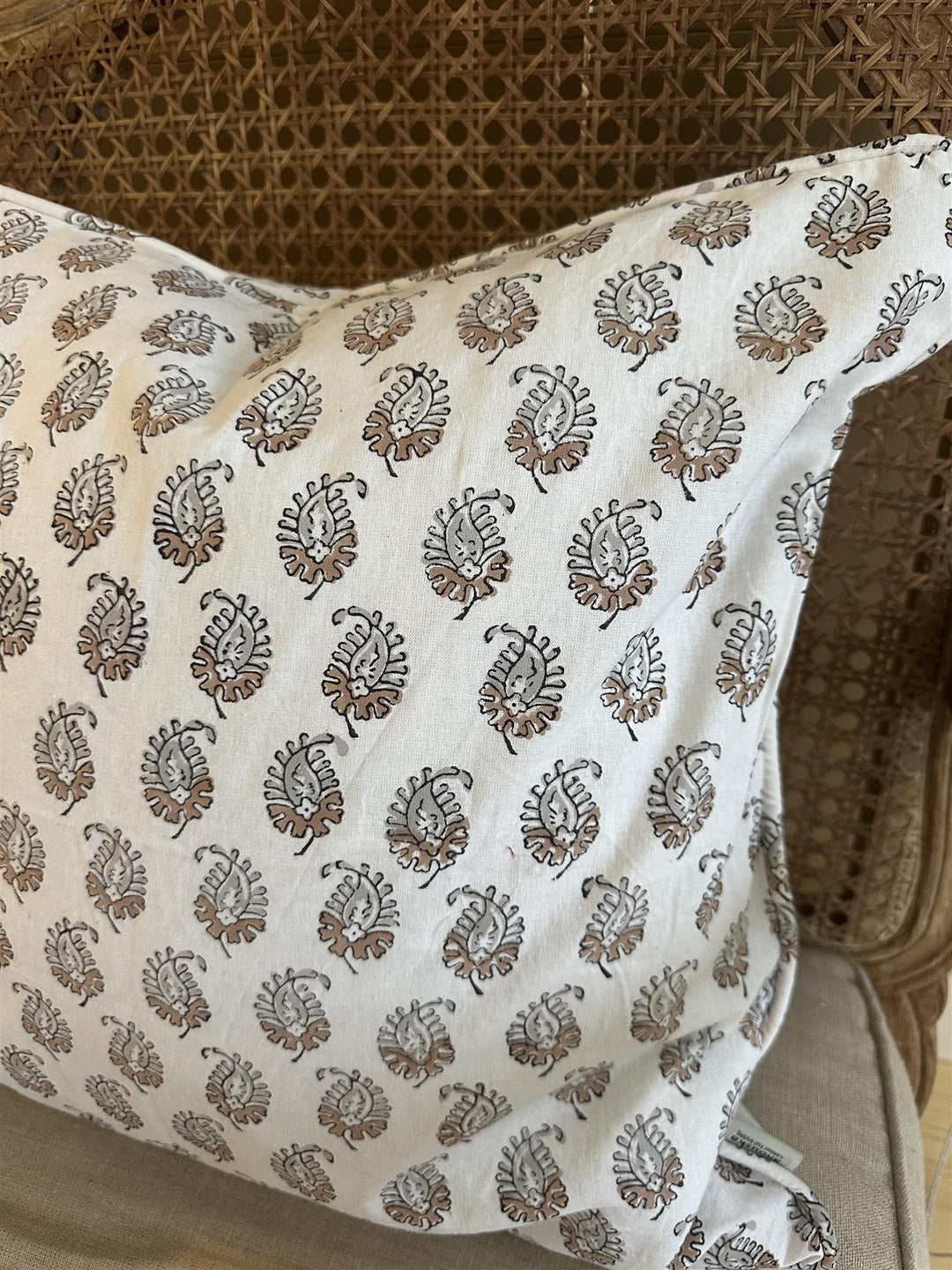 Putetrekk Alice blokktrykk 50x50 cm