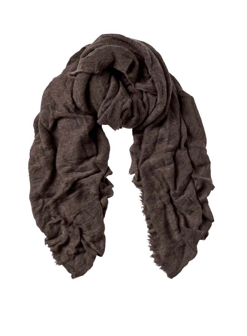 Cortina cashmere skjerf light brown