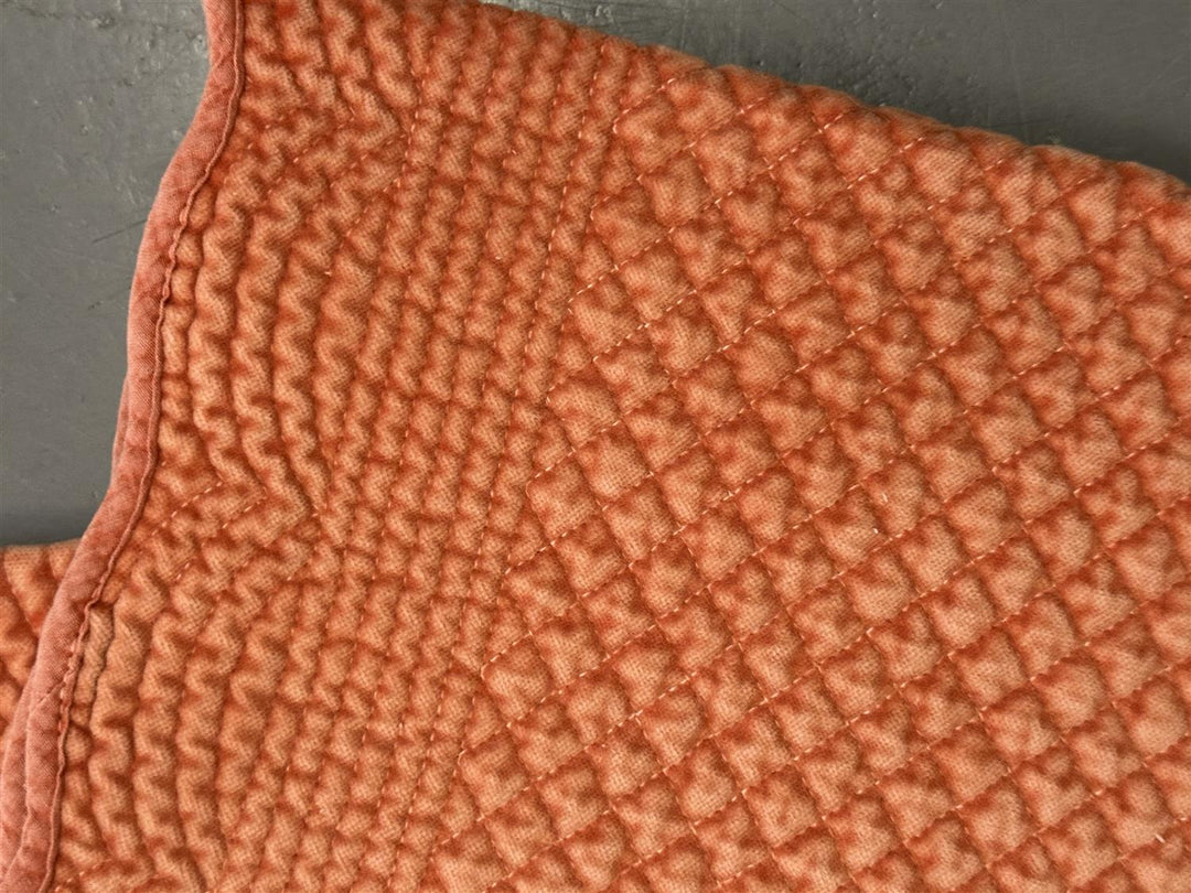 Spisebrikke avlang velur 35x50 cm  Burnt orange