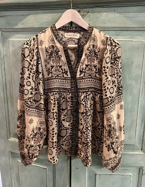 Azar bluse antique bone