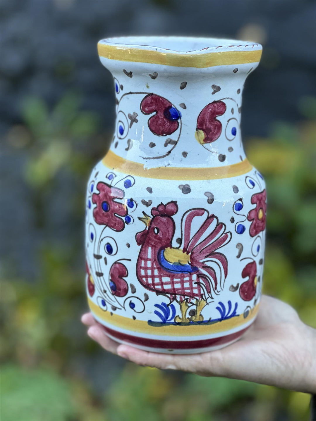 Vintage mugge H: 21,5 cm