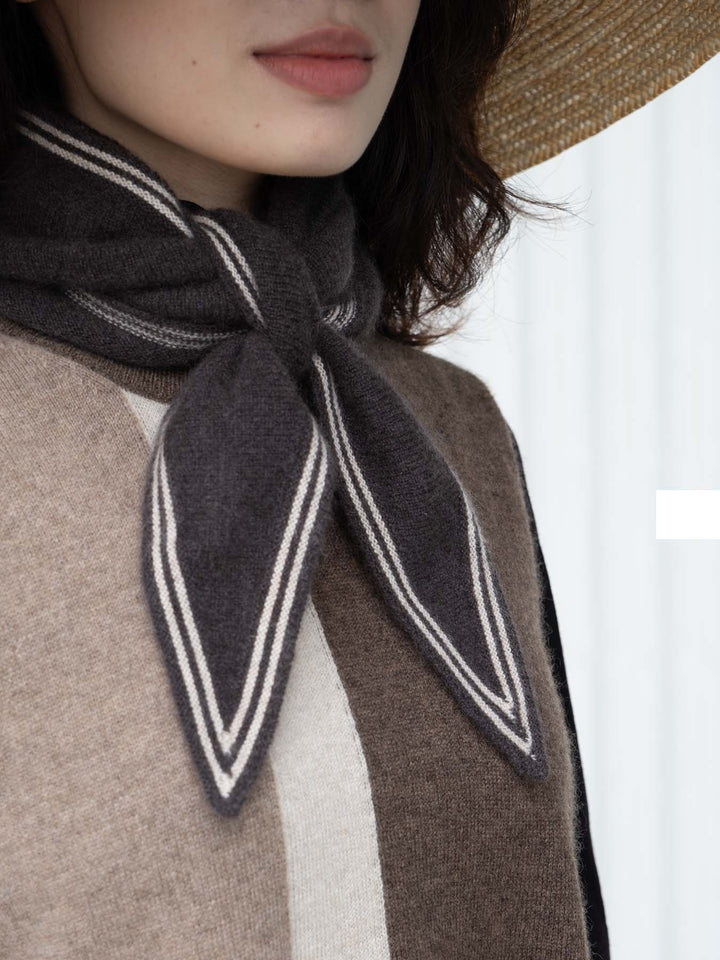Skjerf 100% cashmere cacao