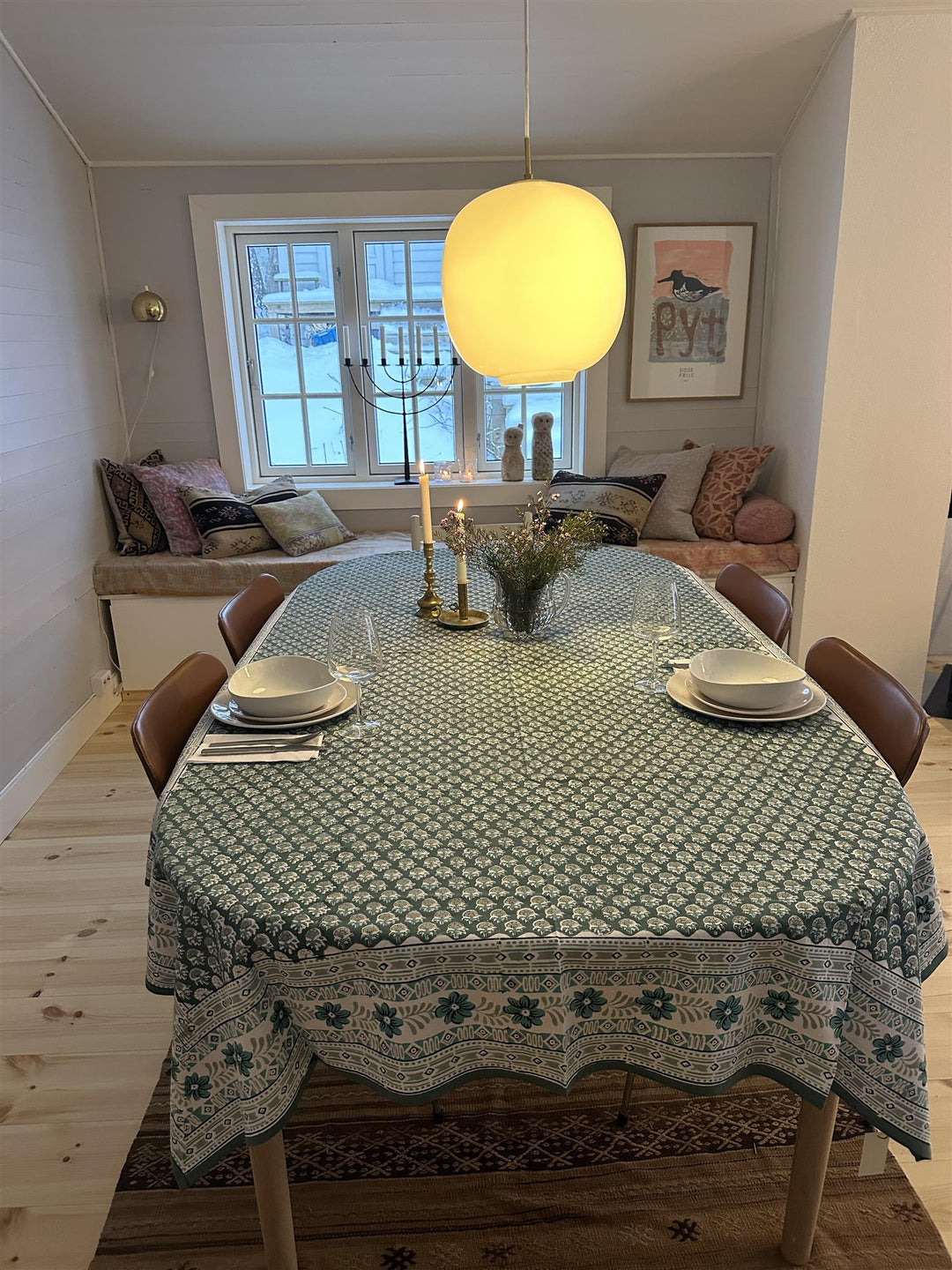 Duk Margot 150 x 250 cm blokktrykket