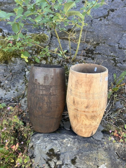 Trepotte høy vintage natur  H42