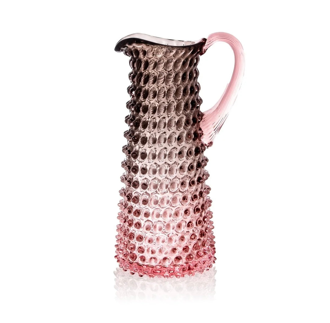 Hobnail tall jug dusk