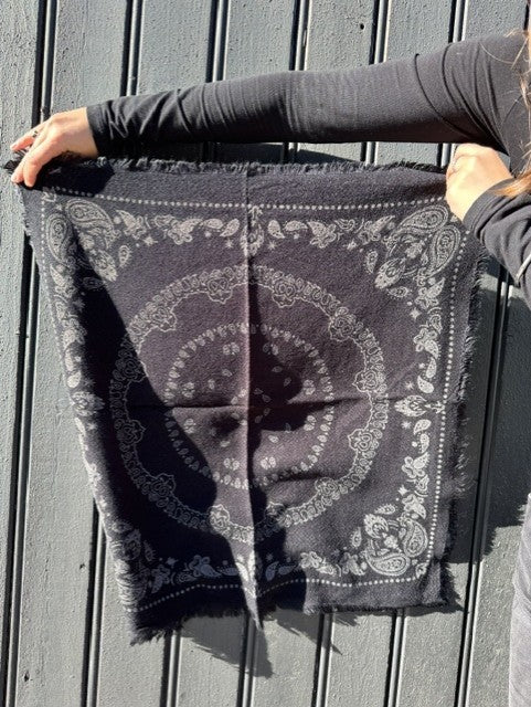 Bandana skjerf 60 x 60 cm Noir