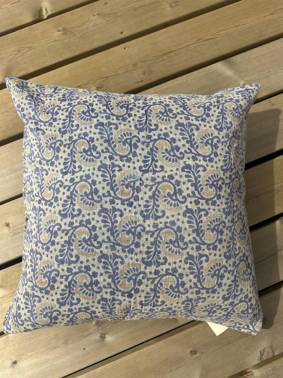 Putetrekk vintage kantha 50x50 cm Nr 119