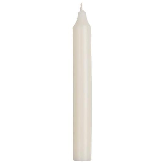kronelys elfenben rustikk Ø:2,2 H:18 cm