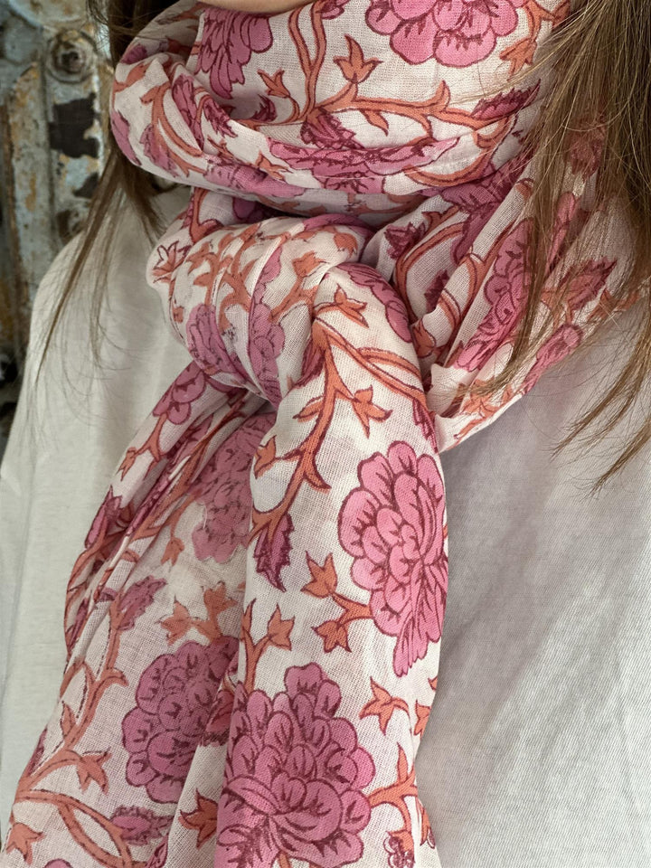 Ann Sarong 100% bomull  rosa