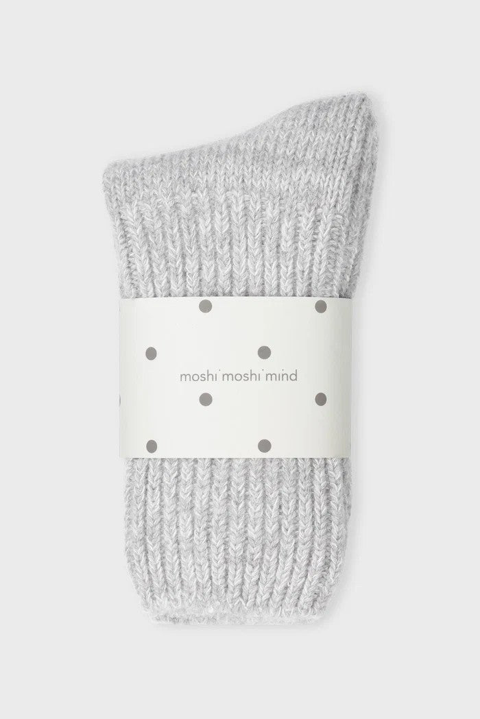 Boyfriend socks grey melange