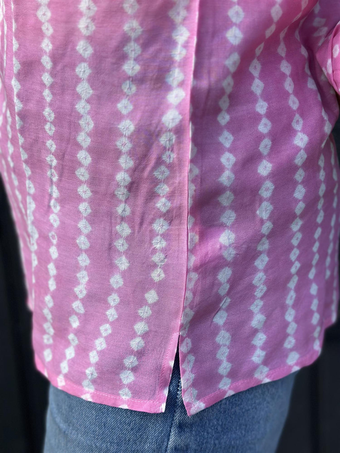 Cecilie bluse bandani pink