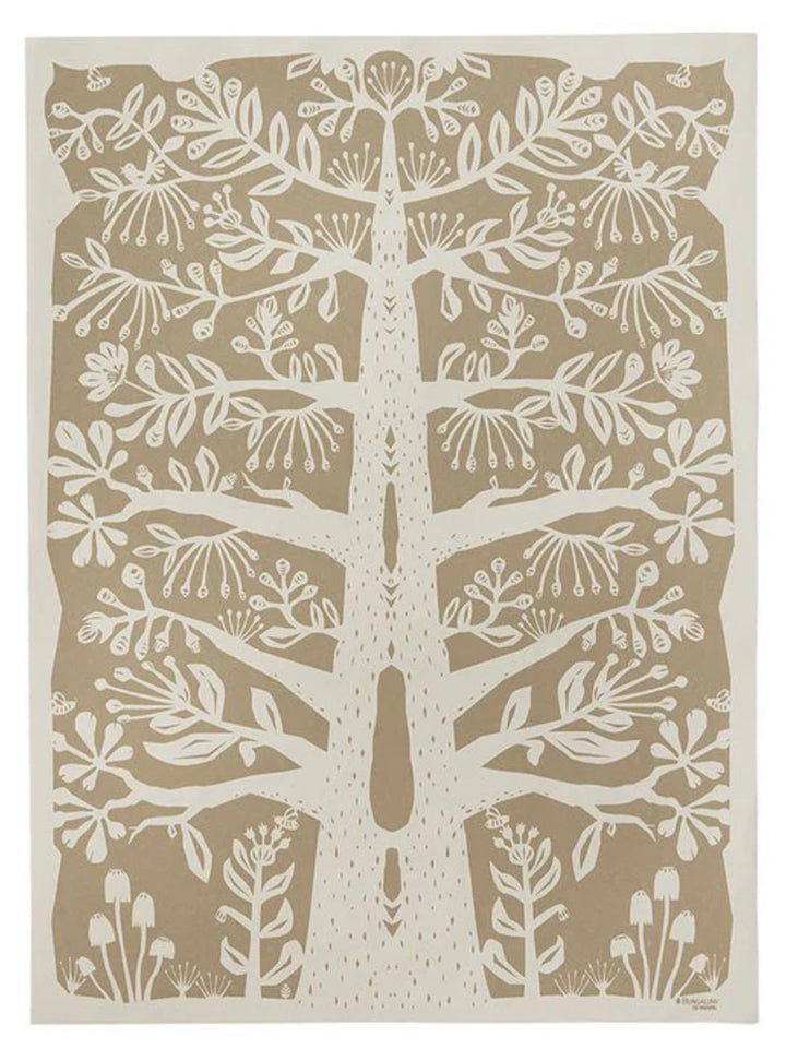 Plakat papercut tree 75 x 55 cm desert