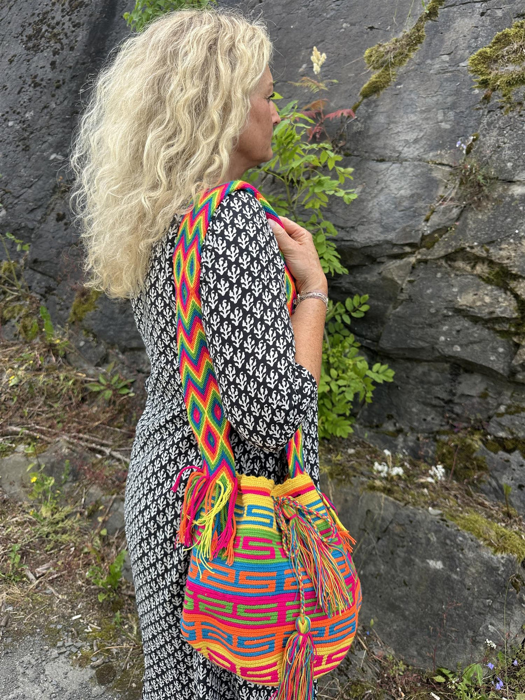 Guariche Wayuu bag neonfarger Nr 2