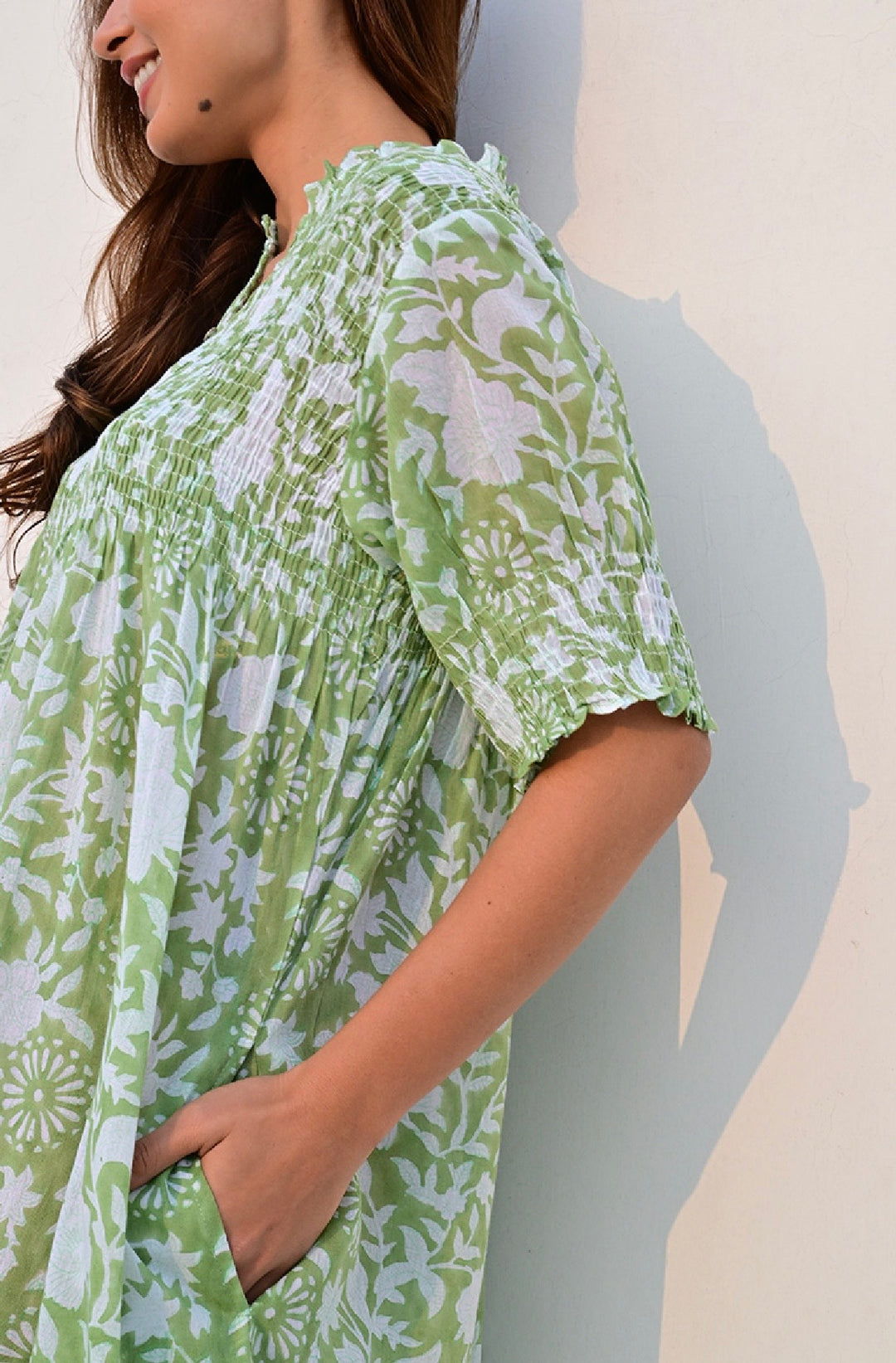 Lyon kjole bobbin grass green