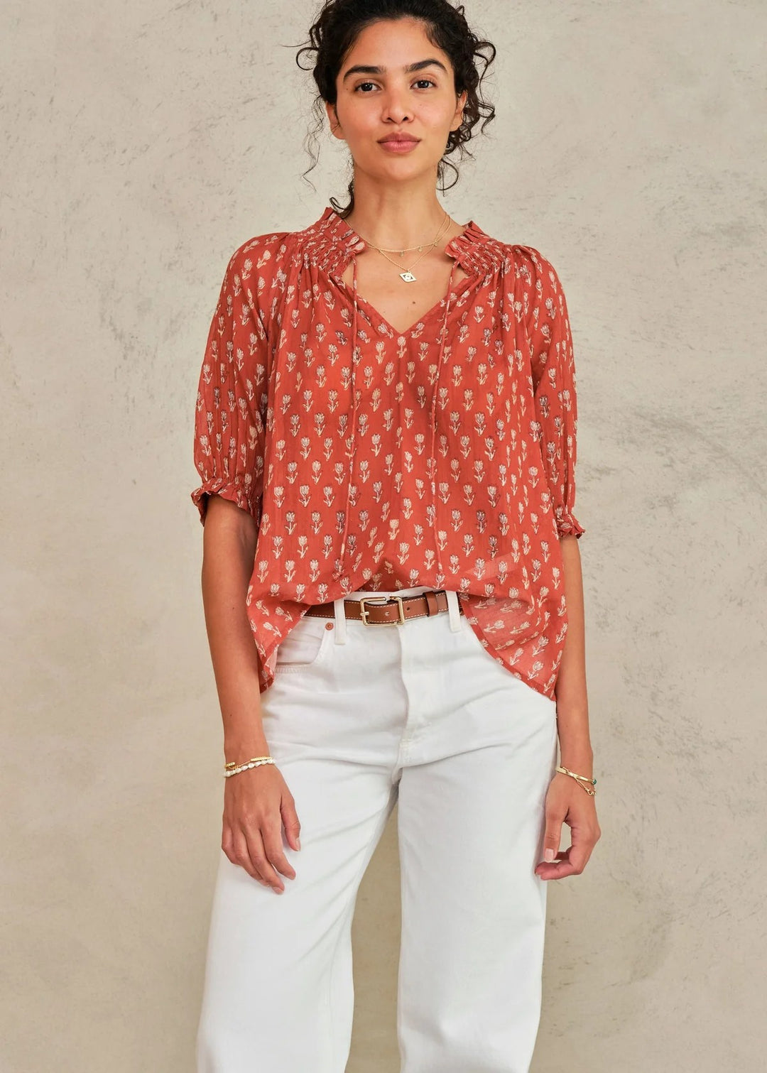 Ari bluse rust
