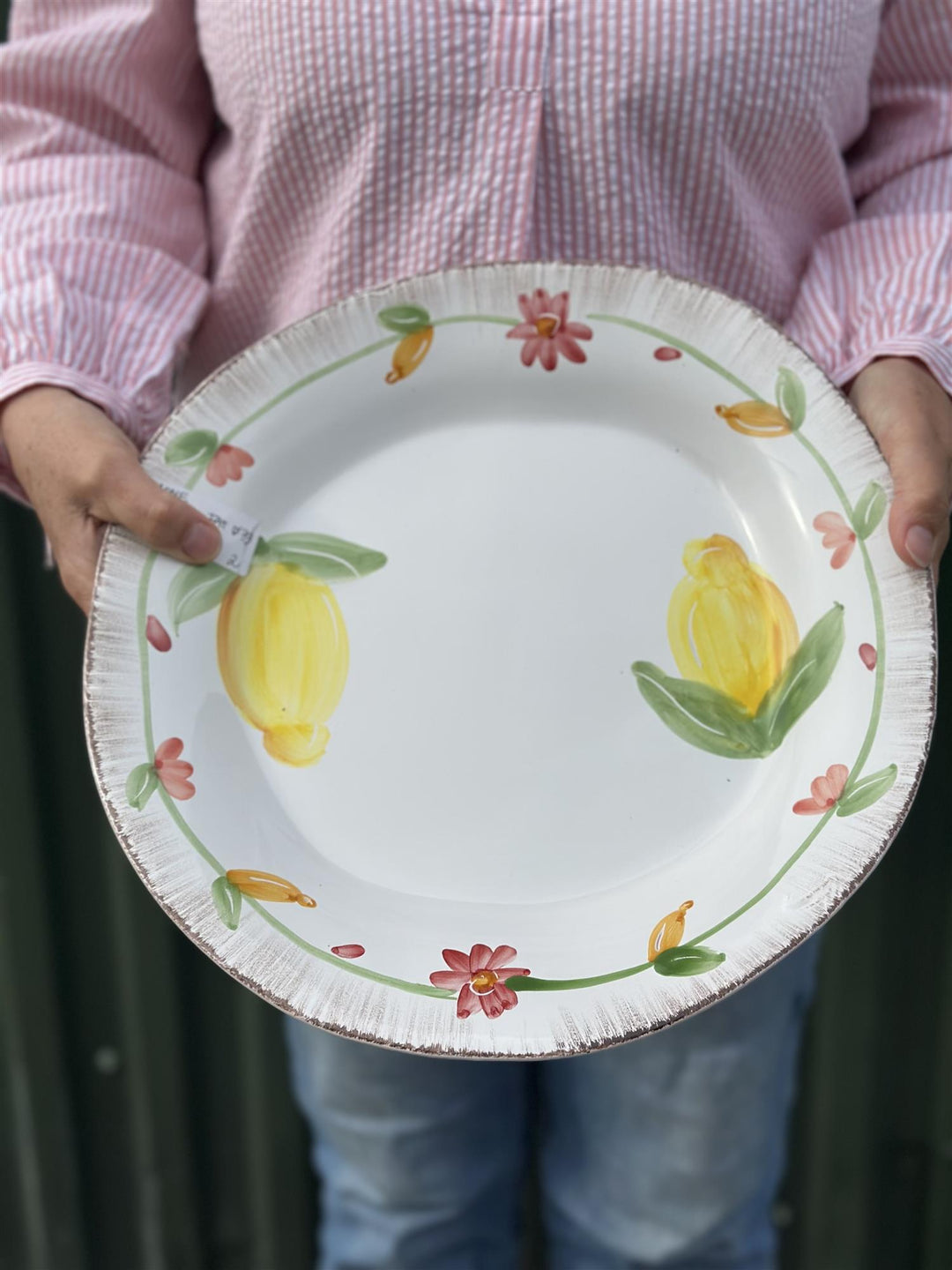 Limone rundt serveringsfat Ø 33 cm