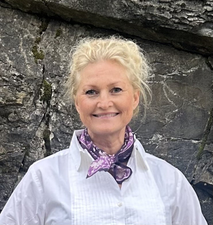 Caroline lite skjerf lilla