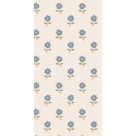 Papirserviett Blå blomst