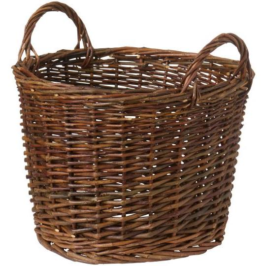 Kurv rund med håndtak H: 33 Ø: 35 cm