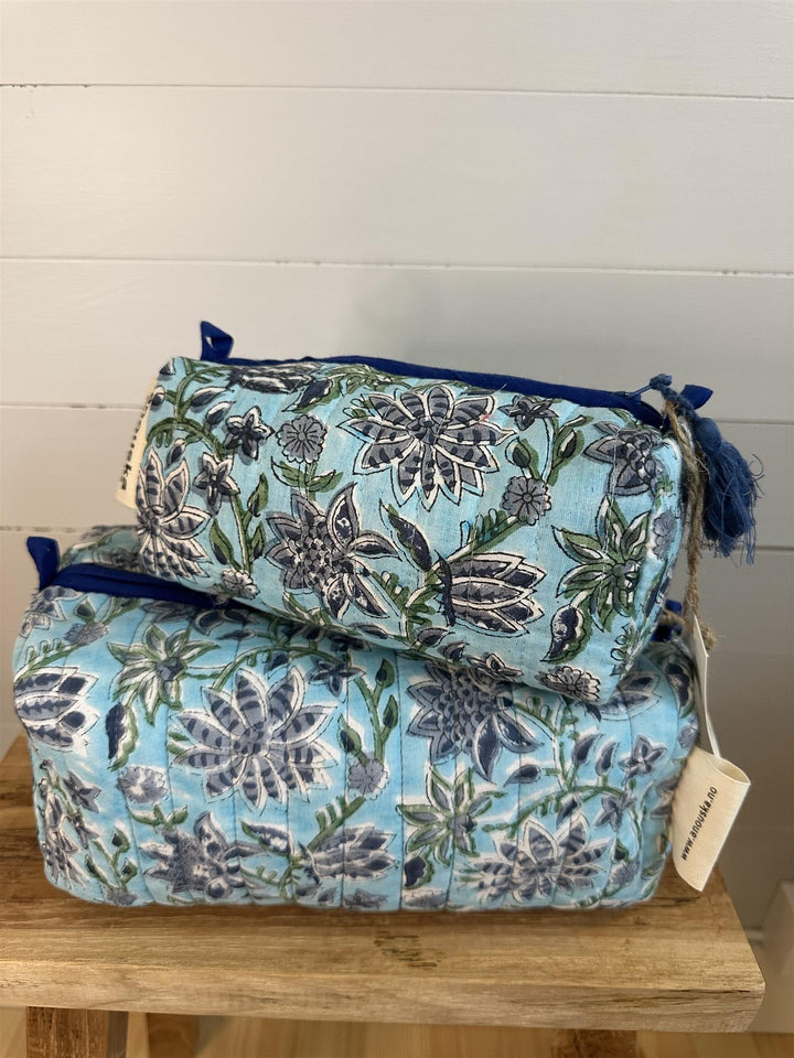 Toalettmappe blokktrykket Josephine