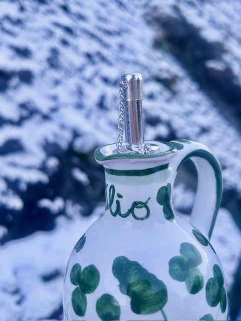 Oljeflaske arabesco grønn