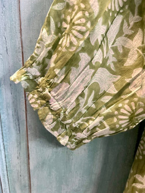 Lyon kjole lang grass green