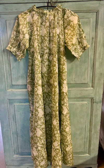 Lyon kjole lang grass green