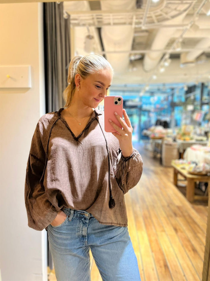 Plome bluse brown