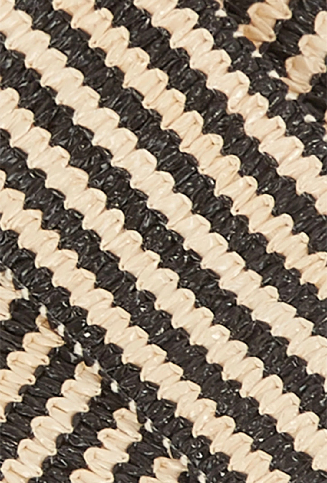 Stripet belte black 95 cm