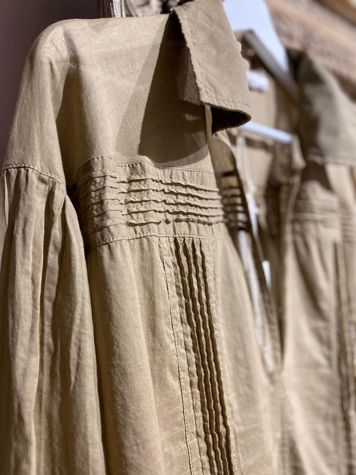 Voile bluse khaki