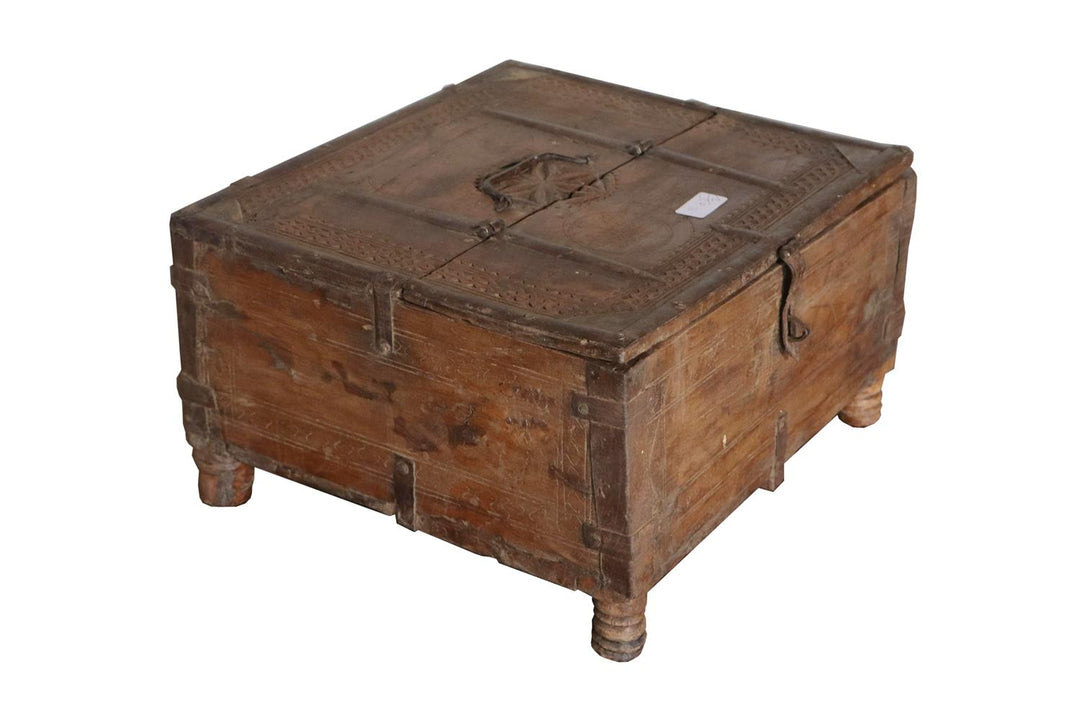 Skrin vintage tre brun