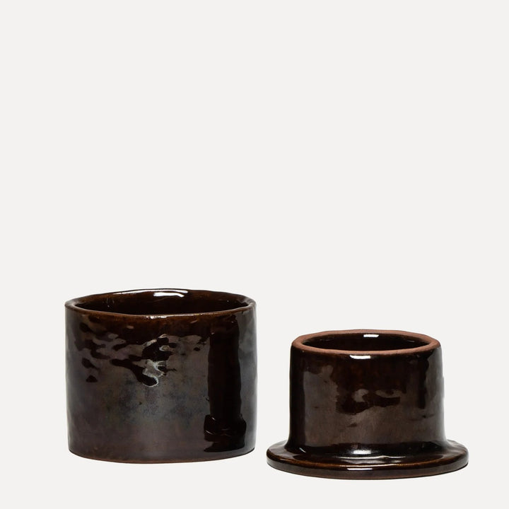 Terracotta smør kaffe/mørk brun