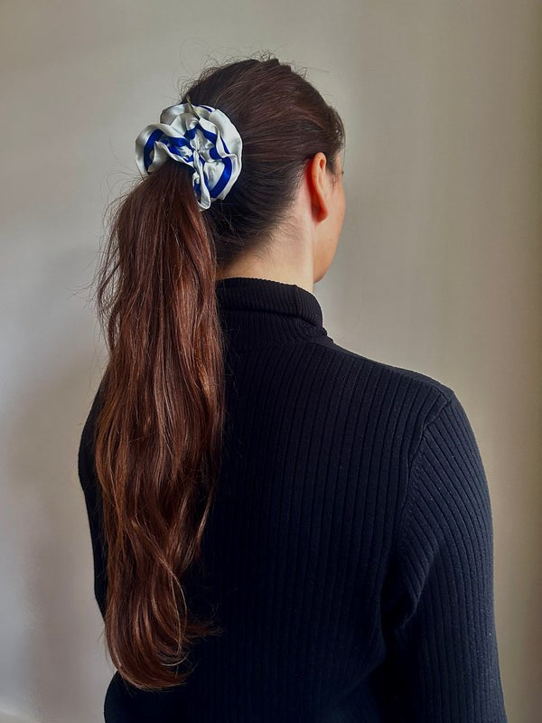 Olivia scrunchie cobolt