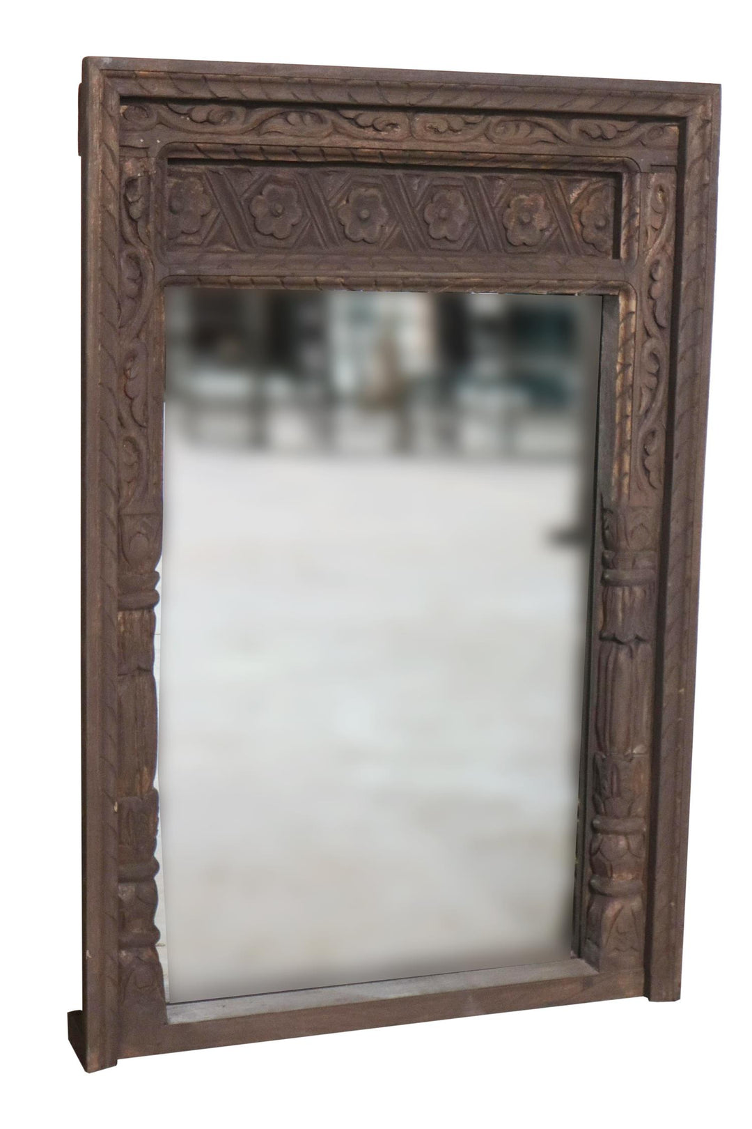 Speil vintage treramme H90 cm