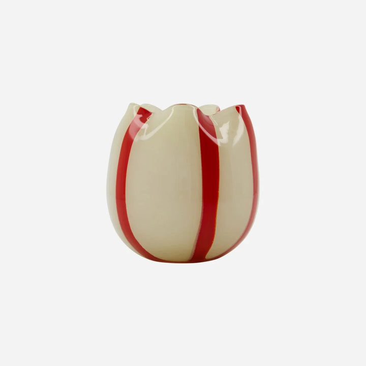 Telysholder Gula white/red