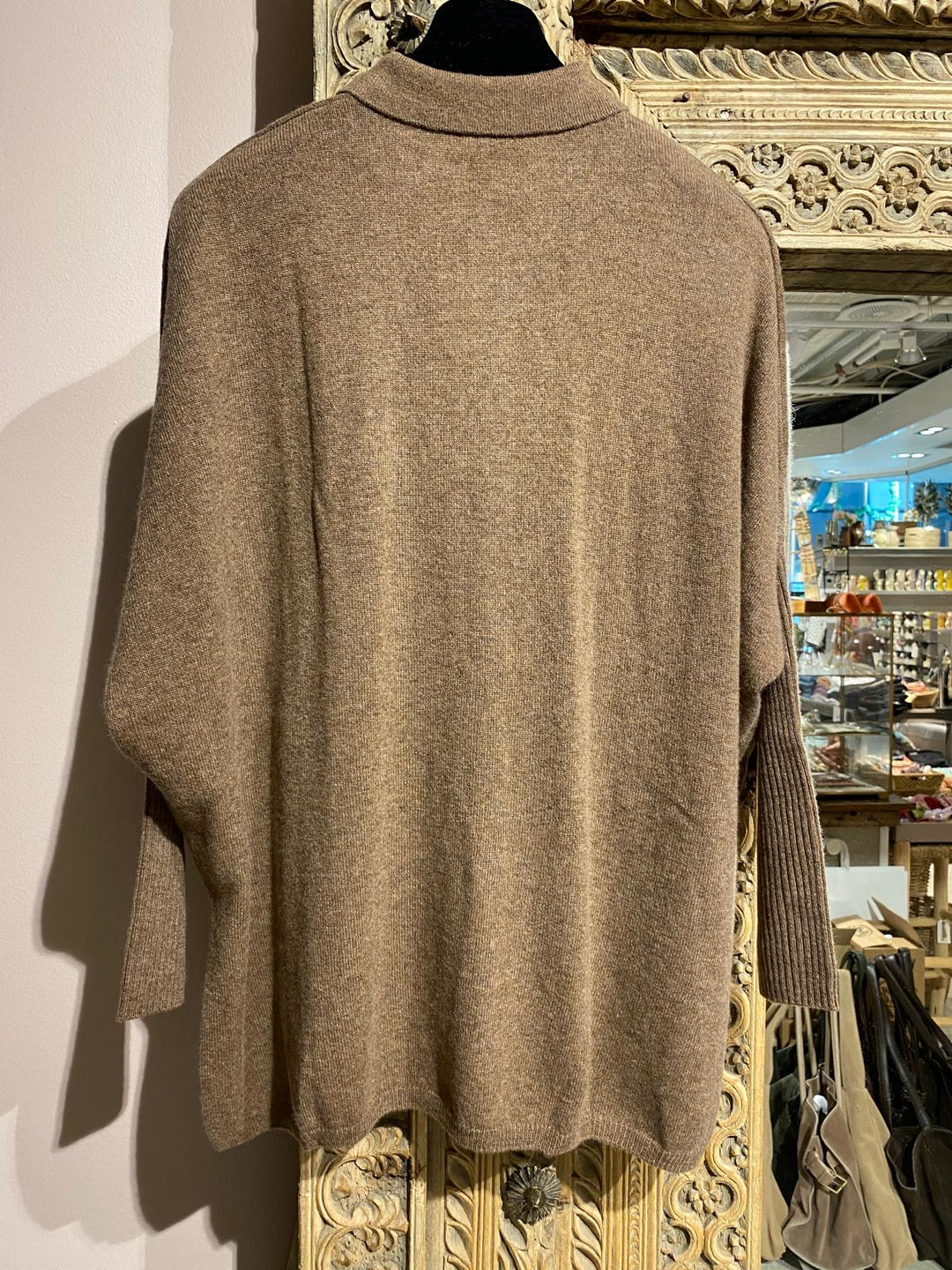 Andrea 100% cashmere cafe au lait