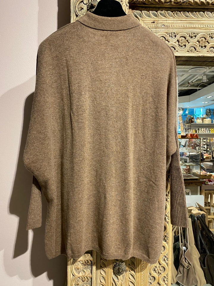 Andrea 100% cashmere cafe au lait