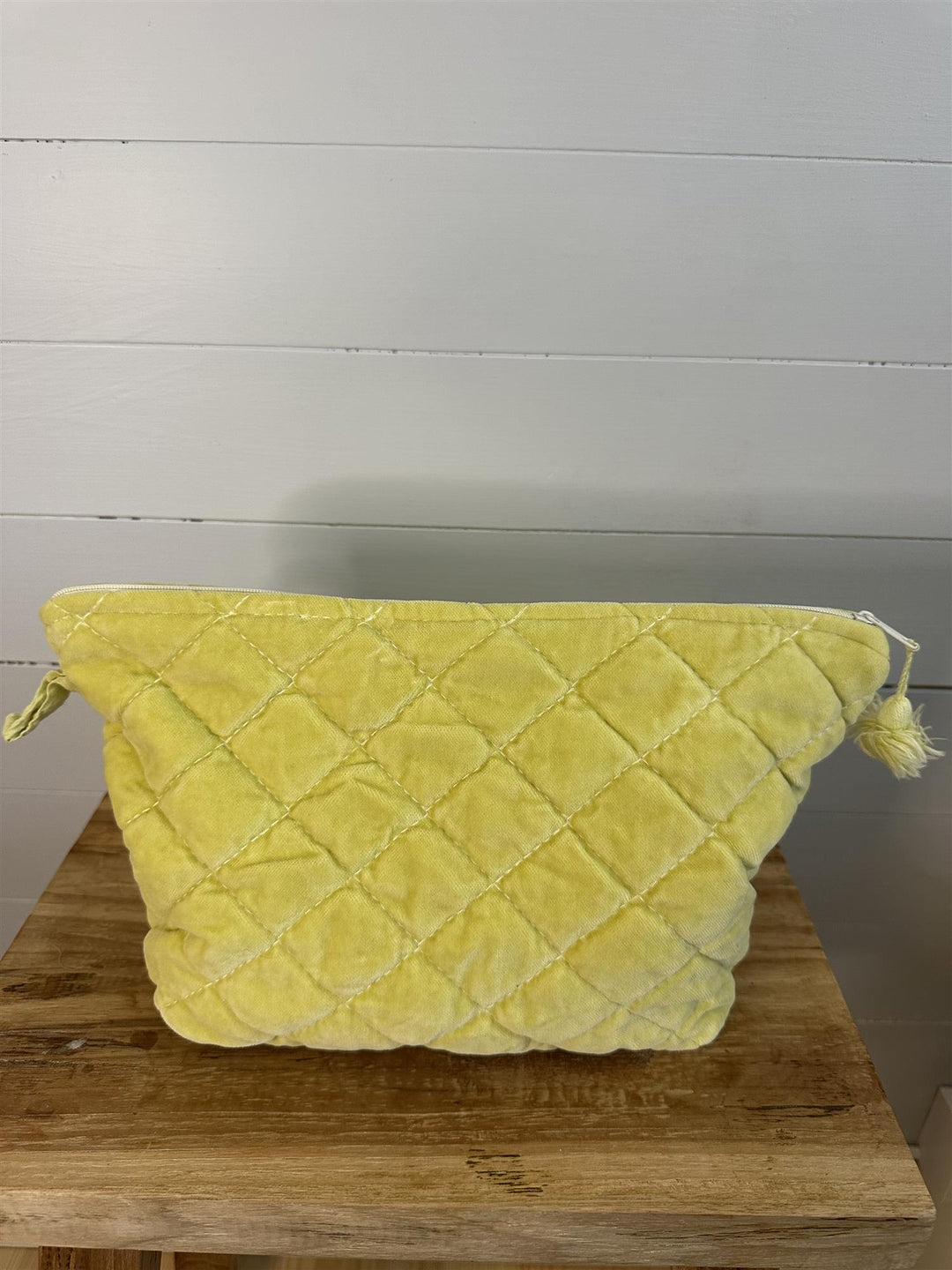 Toalettmappe velur mimosa